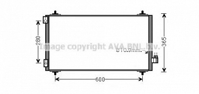 AVA QUALITY COOLING cn5271 -  Конденсатор, кондиционер